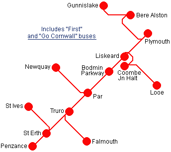 Ride Cornwall route map