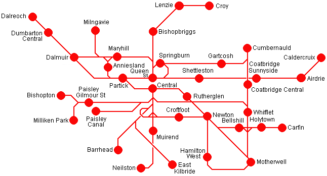 Strathclyde Roundabout route map
