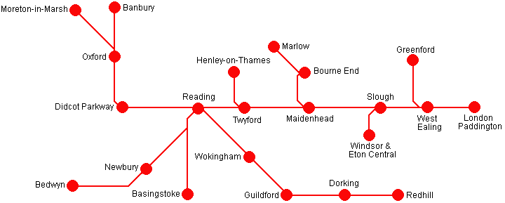 Thames Rover route map