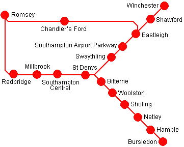 Waterside Wanderer Day Ranger route map