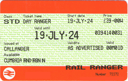 Cumbria Round Robin ticket