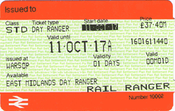 East Midlands Day Ranger ticket