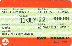 Heart of Wessex Day Ranger ticket