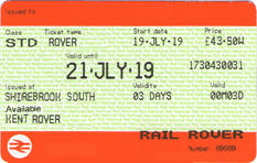 Kent Rover ticket