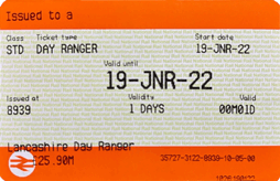 Lancashire Day Ranger ticket